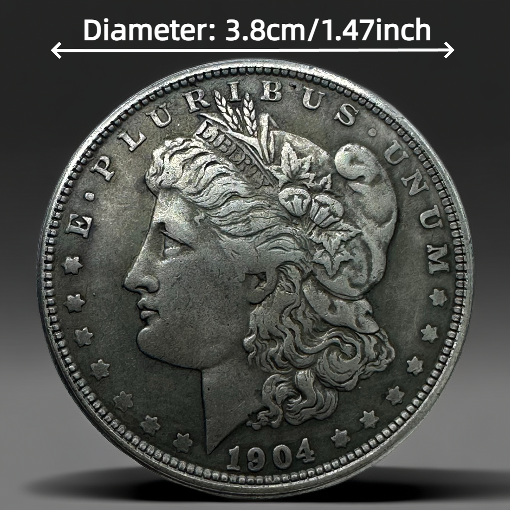 1904 Morgan Dollar Replica Coin Set – 10-Piece Collectible Collection