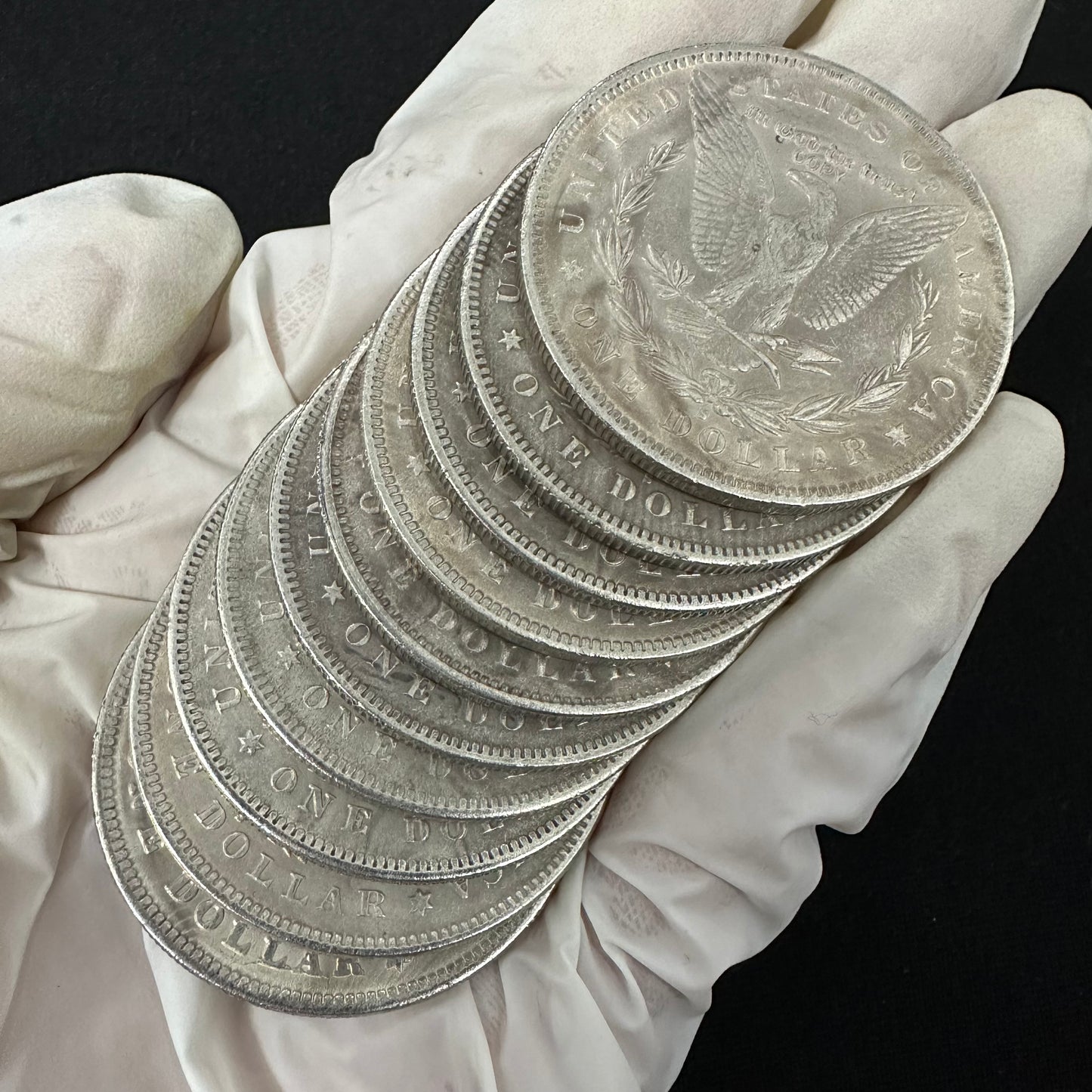 1878-1887 Morgan Dollar Replica Coin Set – 10pcs Collection