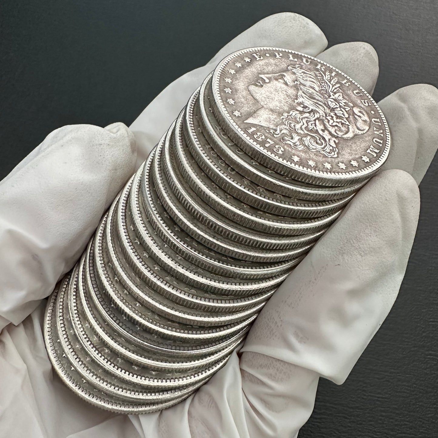1878-1893 Morgan Dollar Replica Coin Set – 16pcs Collection