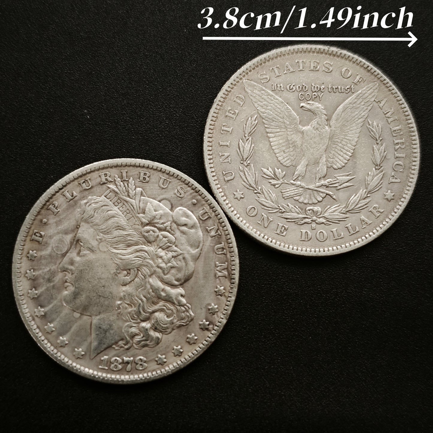 1878-1921 Morgan Dollar Replica Coin Set – 28pcs Complete Collection