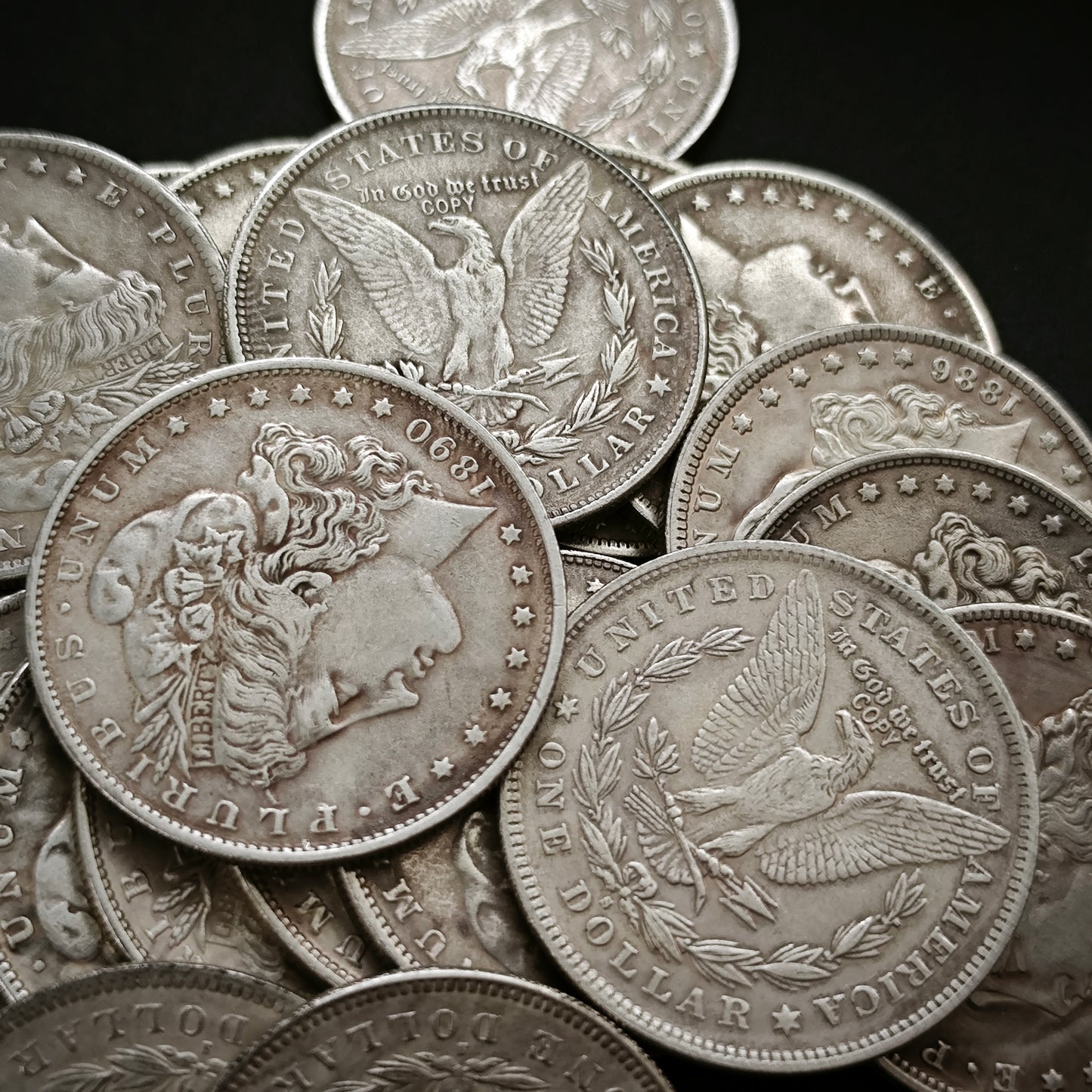 1878-1921 Morgan Dollar Replica Coin Set – 28pcs Complete Collection